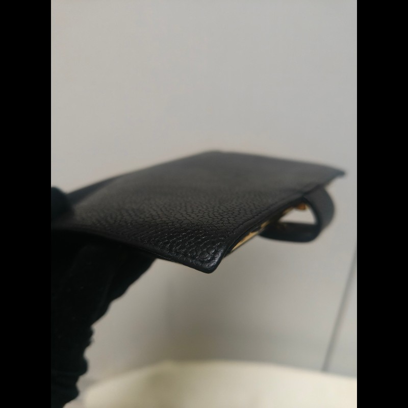 ‼️年前限時特賣‼️（原10800）至1/25⏰㊣✨CHANEL✨香奈兒 小香 雙C 雷標 黑色 魚子醬 皮革 拼色 長夾 皮夾 錢包/二手精品/二手皮夾/保證正品-11