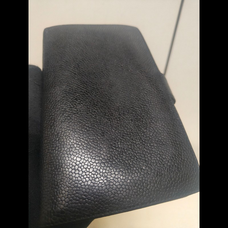 ‼️年前限時特賣‼️（原10800）至1/25⏰㊣✨CHANEL✨香奈兒 小香 雙C 雷標 黑色 魚子醬 皮革 拼色 長夾 皮夾 錢包/二手精品/二手皮夾/保證正品-20