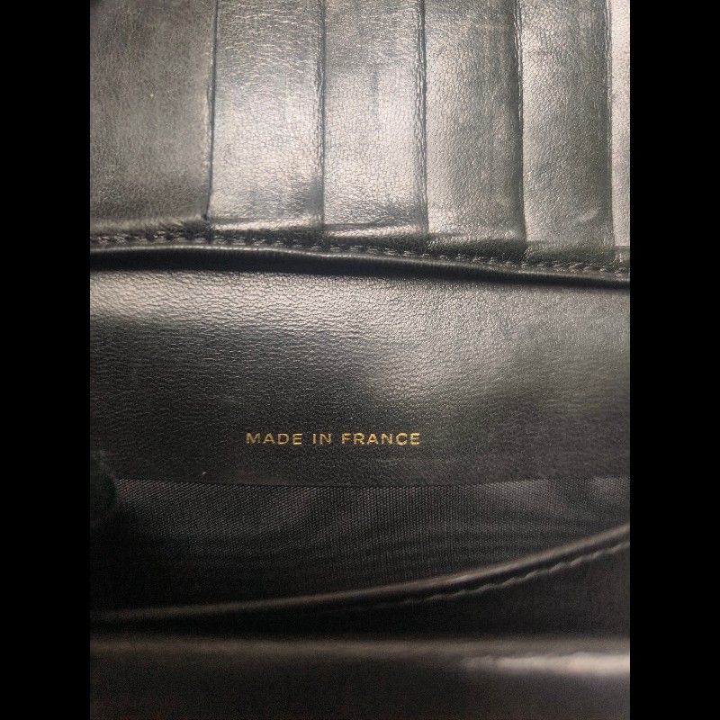 ‼️年前限時特賣‼️（原10800）至1/25⏰㊣✨CHANEL✨香奈兒 小香 雙C 雷標 黑色 魚子醬 皮革 拼色 長夾 皮夾 錢包/二手精品/二手皮夾/保證正品-34