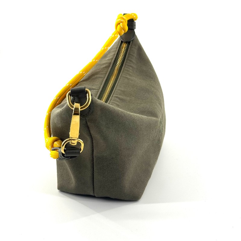 Miu miu綠色帆布飯盒包-1