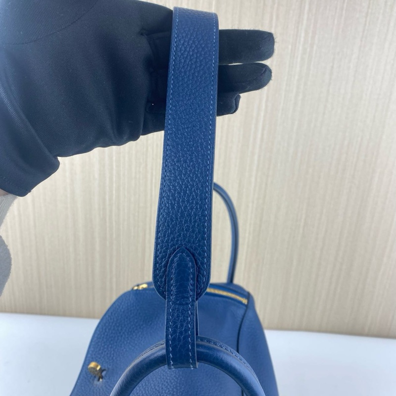 🌈Hermes💙Lindy 26💙R2瑪瑙藍金扣🌈99新🌟TC皮🌟愛馬仕🌟-5