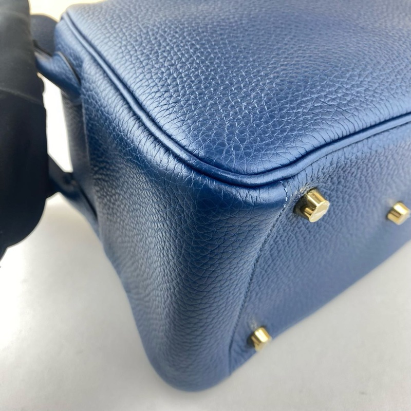 🌈Hermes💙Lindy 26💙R2瑪瑙藍金扣🌈99新🌟TC皮🌟愛馬仕🌟-7