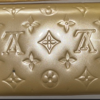 【出售】二手美品 Louis Vuitton Sarah 漆皮長夾｜M91466｜香檳米金-6