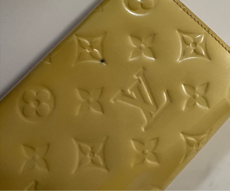 【出售】二手美品 Louis Vuitton Sarah 漆皮長夾｜M91466｜香檳米金-14