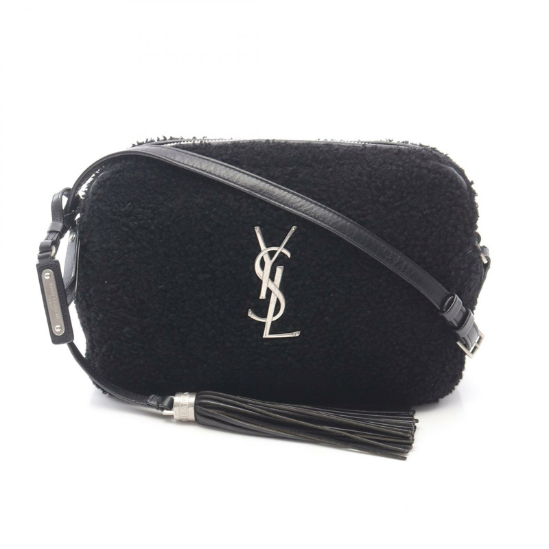 SAINT LAURENT PARIS LOU CAMERA 單肩斜背包 520534 皮革 Boa 布料-0