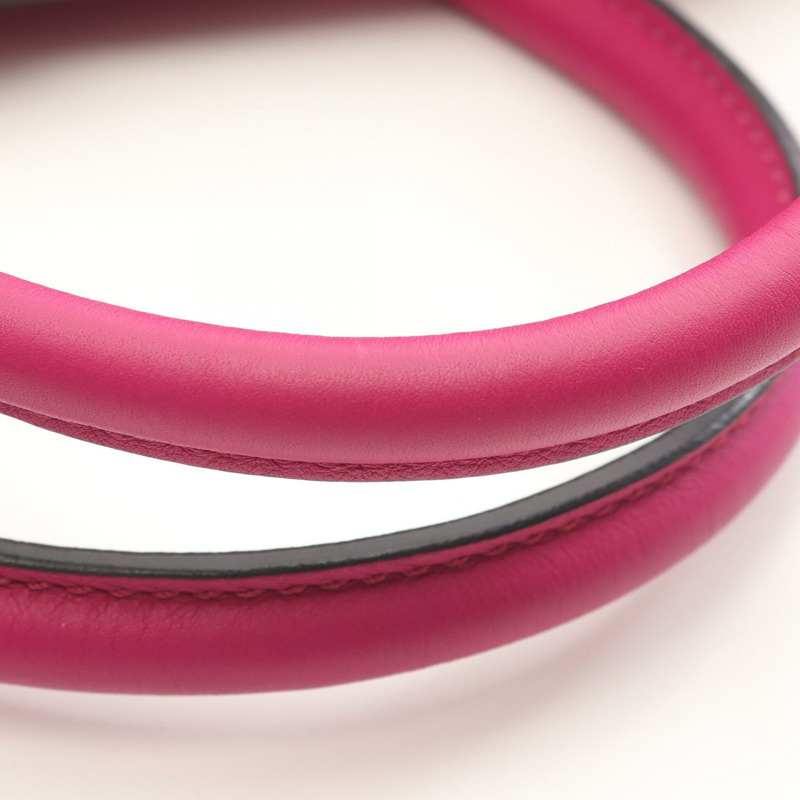 Valentino Rockstuds 鉚釘肩手提包斜背包,粉紅色皮革,二手女款-5