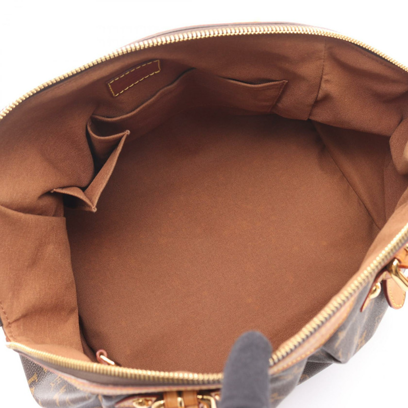 路易威登 Tivoli GM 單肩手提包 M40144 Monogram 皮革 棕色 二手 LV-2