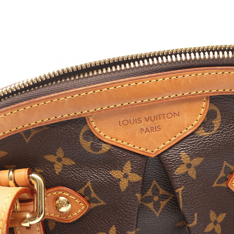 路易威登 Tivoli GM 單肩手提包 M40144 Monogram 皮革 棕色 二手 LV-8