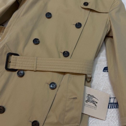BURBERRY英國蜜色兩件式長風衣UK6-19