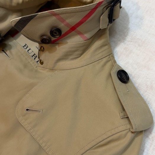 BURBERRY英國蜜色兩件式長風衣UK6-21