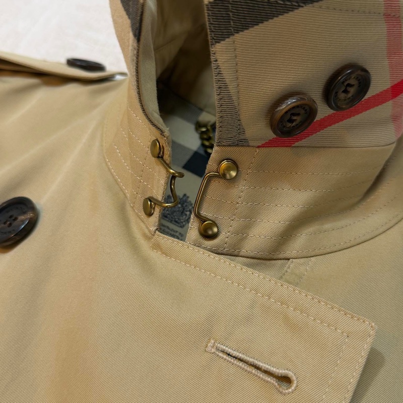 BURBERRY英國蜜色兩件式長風衣UK6-8