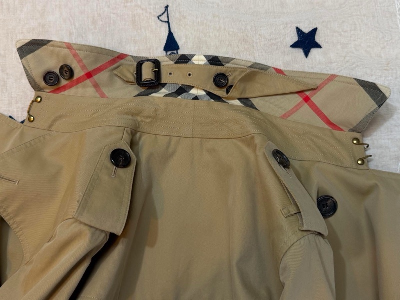 BURBERRY英國蜜色兩件式長風衣UK6-10