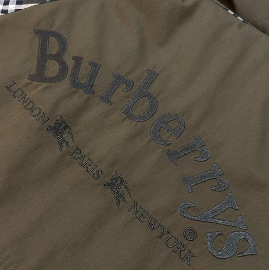 BURBERRY 英國男款橄欖綠雙穿長風衣50-10