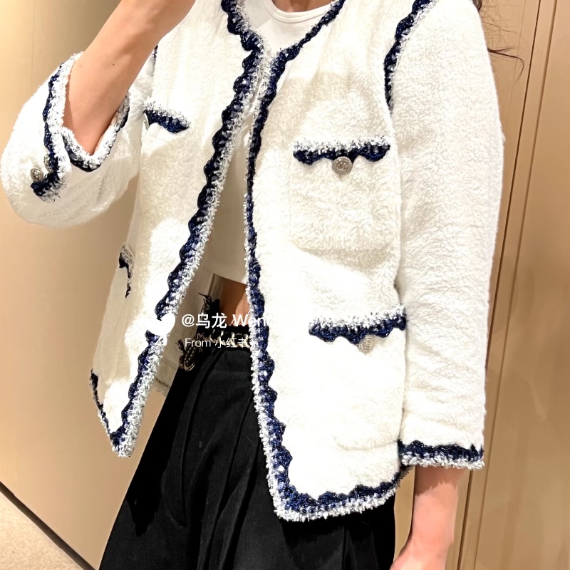 ❤️CHANEL 經典黑白配色 優雅外套-2