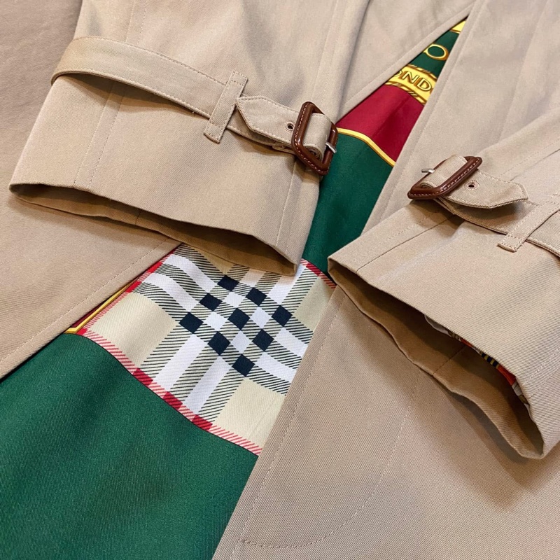 BURBERRY英國黑標男款蜜色長風衣48-7