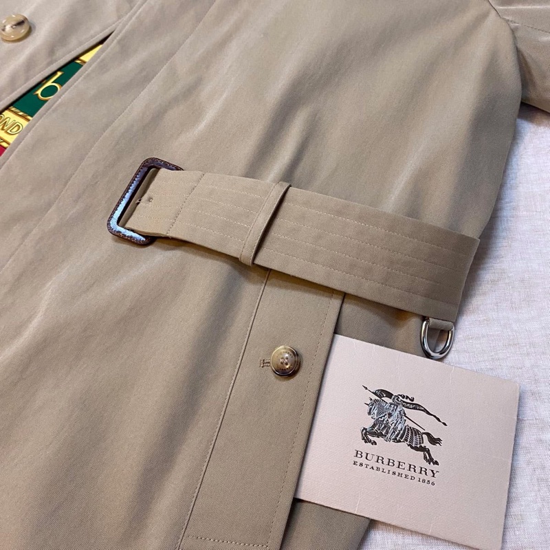 BURBERRY英國黑標男款蜜色長風衣48-9