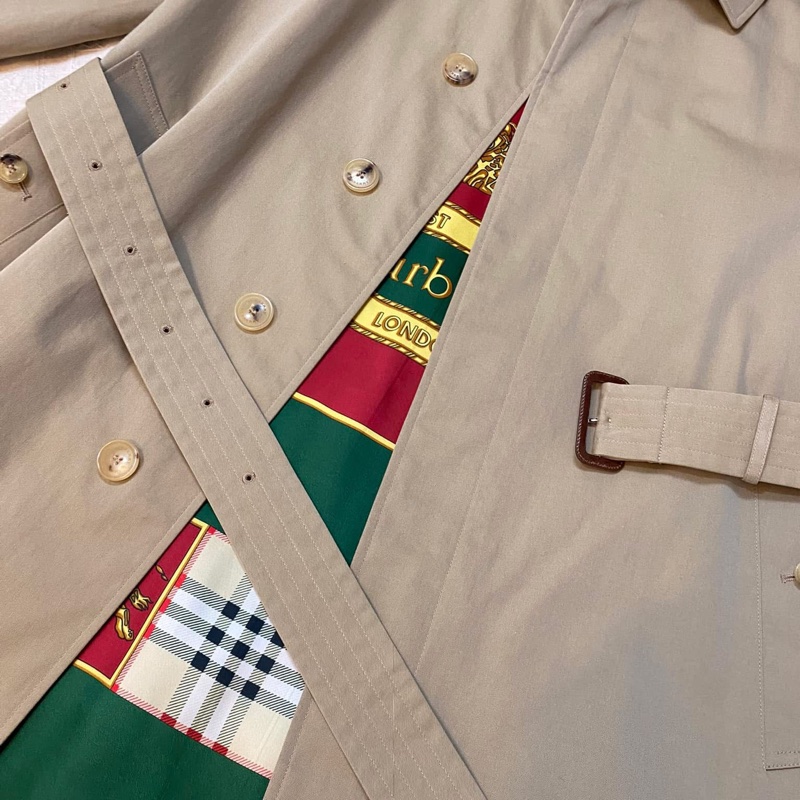 BURBERRY英國黑標男款蜜色長風衣48-10