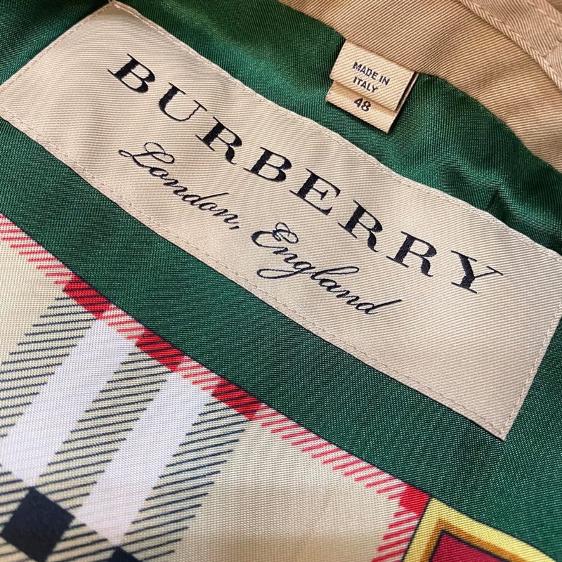 BURBERRY英國黑標男款蜜色長風衣48-13