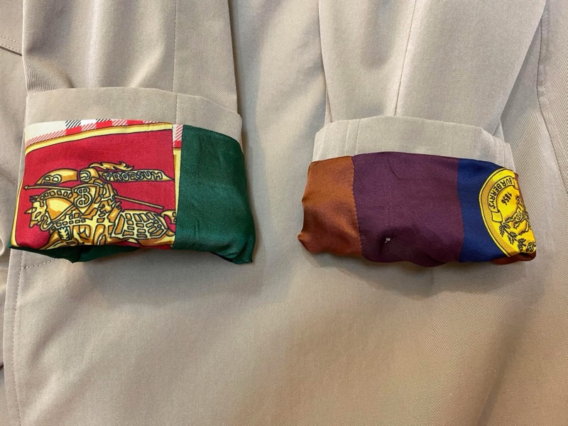 BURBERRY英國黑標男款蜜色長風衣48-16