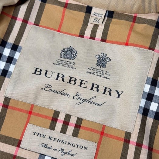 BURBERRY英國肯辛頓蜜色風衣UK6-11