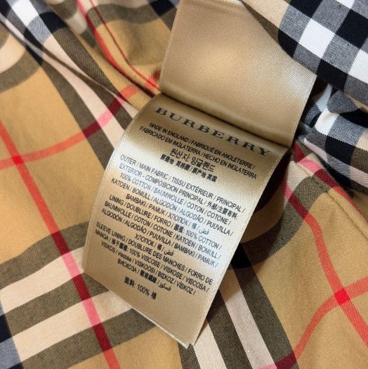 BURBERRY英國肯辛頓蜜色風衣UK6-12