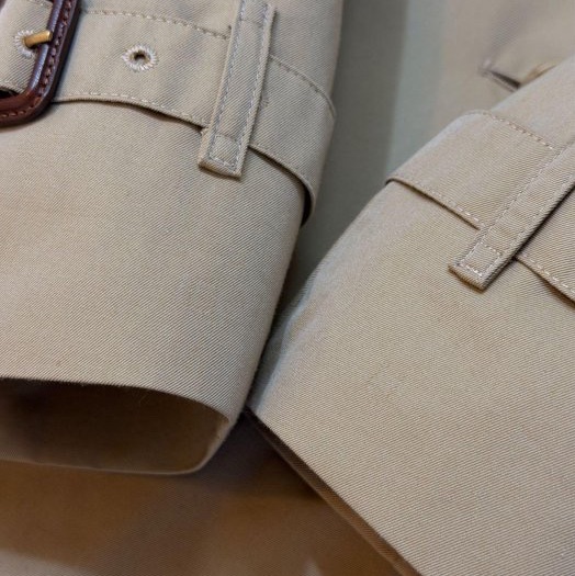 BURBERRY英國肯辛頓蜜色風衣UK6-5