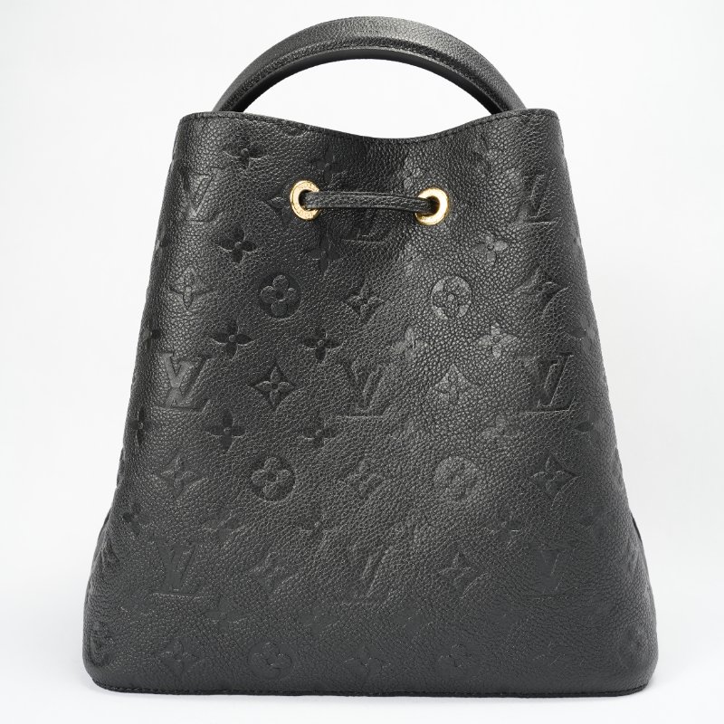LouisVuitton/路易威登 NeoNoe黑色壓紋牛皮水桶 M45256-1