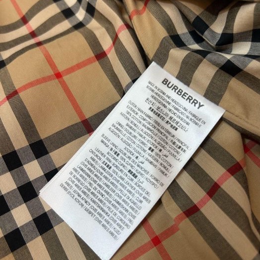 BURBERRY英國黑標羔羊皮裝飾輕便風衣UK2-11