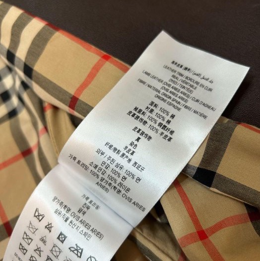 BURBERRY英國黑標羔羊皮裝飾輕便風衣UK2-12