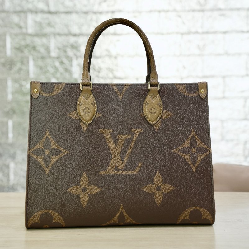 閑置新 LouisVuitton/路易威登 Monogram ONTHEGO 中號手提包-2