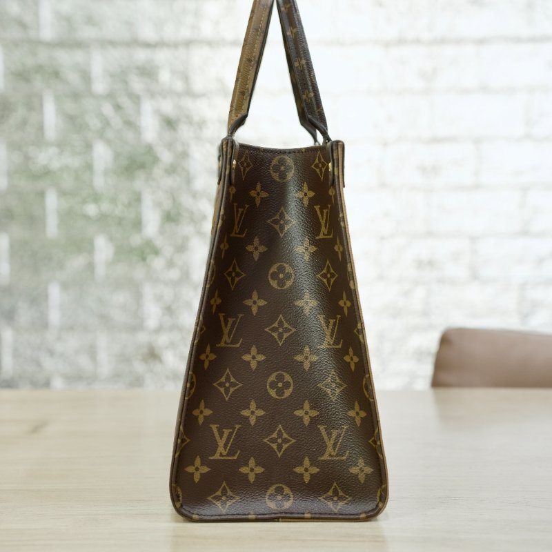 閑置新 LouisVuitton/路易威登 Monogram ONTHEGO 中號手提包-4