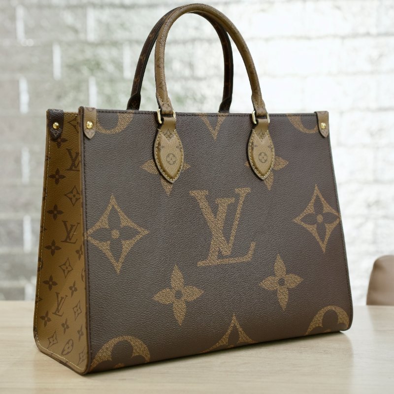 閑置新 LouisVuitton/路易威登 Monogram ONTHEGO 中號手提包-12