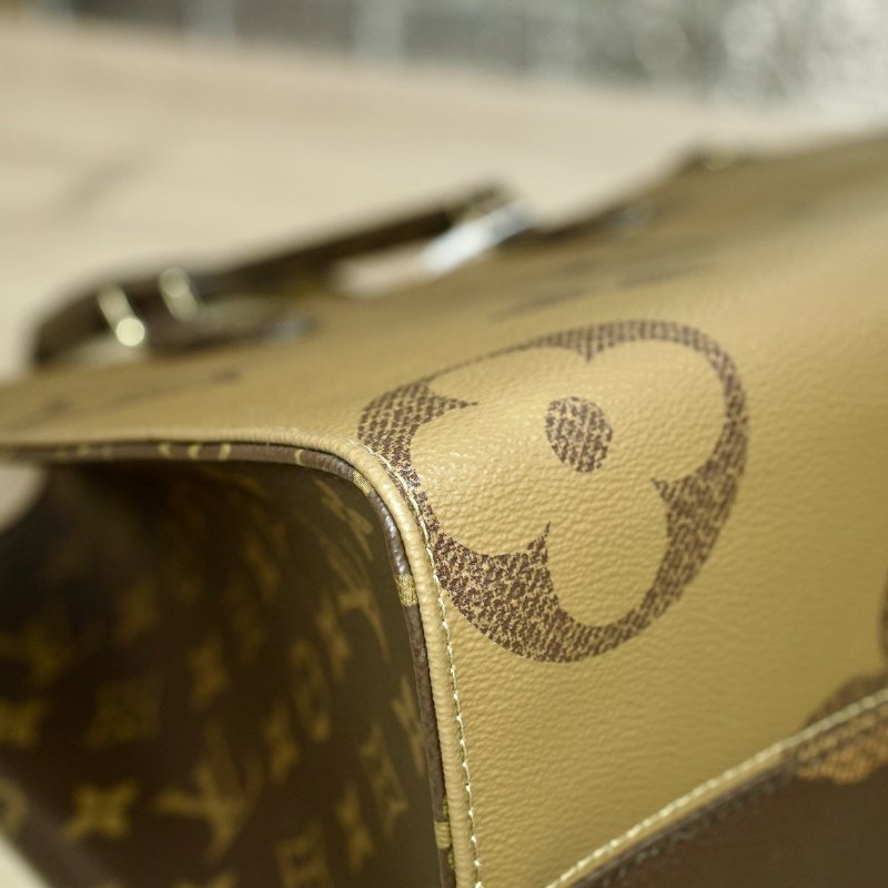 閑置新 LouisVuitton/路易威登 Monogram ONTHEGO 中號手提包-16