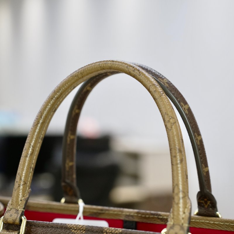 閑置新 LouisVuitton/路易威登 Monogram ONTHEGO 中號手提包-21