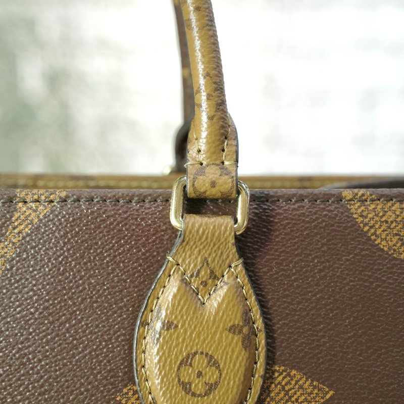 閑置新 LouisVuitton/路易威登 Monogram ONTHEGO 中號手提包-22