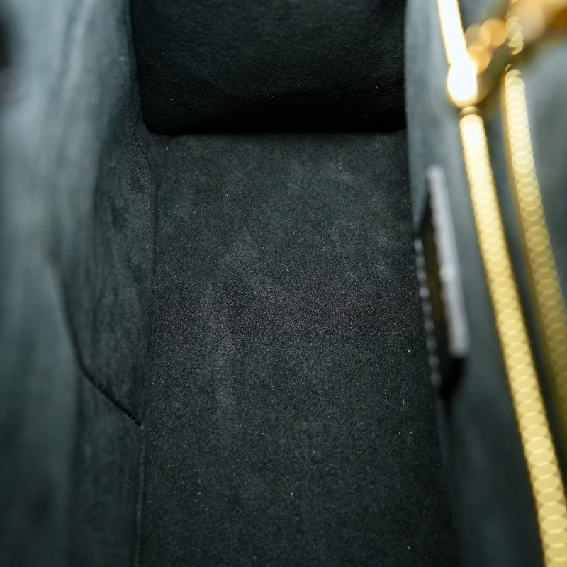 LouisVuitton/路易威登 黑色牛皮壓紋ONTHEGO PM 托特包 M45595-13