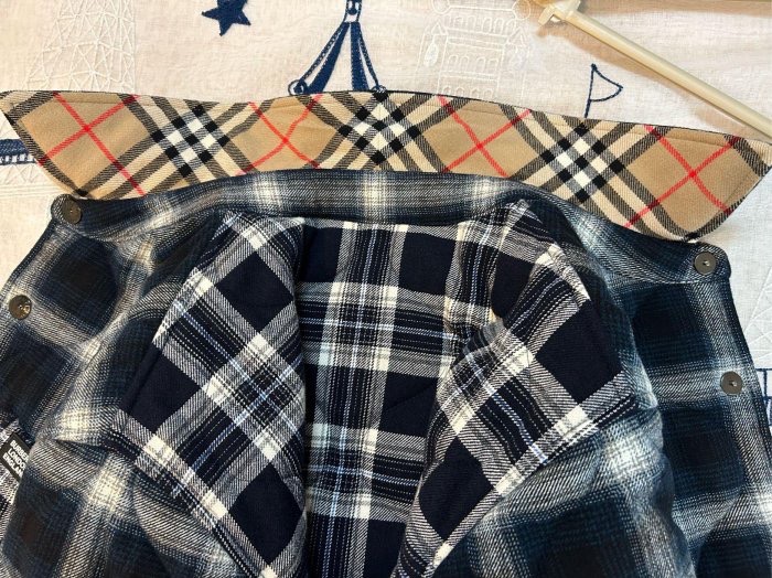 BURBERRY英國黑標男款羊毛絎縫外套S-8