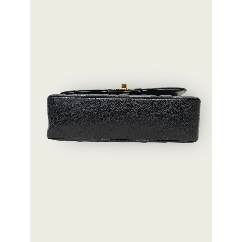 【包稅】CHANEL 魚子醬金經典翻蓋單肩包（小號）-5