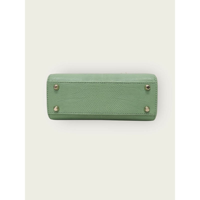 【包稅】DIOR 異域綠色蜥蜴紋 Lady Dior 迷你包-1