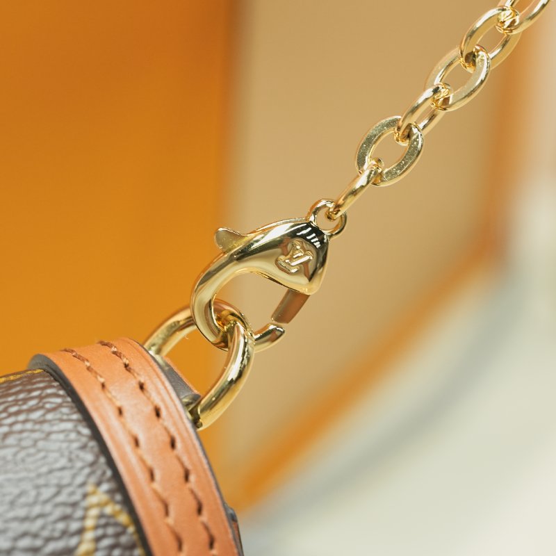 近全新 LouisVuitton/路易威登 Dauhpine OS達芙妮 鏈條斜挎包-9