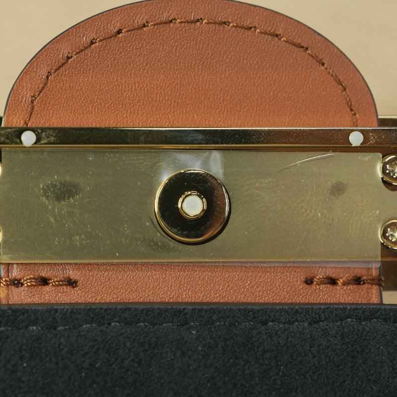 近全新 LouisVuitton/路易威登 Dauhpine OS達芙妮 鏈條斜挎包-15