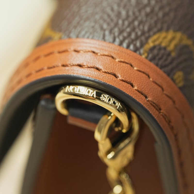 近全新 LouisVuitton/路易威登 Dauhpine OS達芙妮 鏈條斜挎包-18