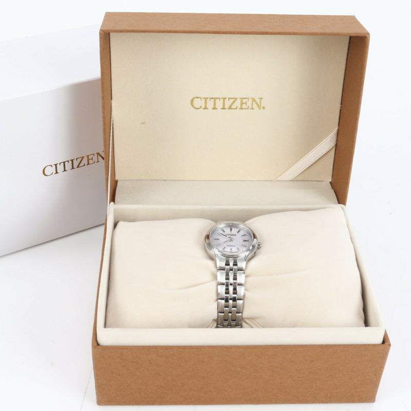 西鐵城 Exceed 光動能日期顯示腕錶 H010-T014062 女款-1