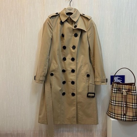 BURBERRY英國黑標蜜色風衣UK8