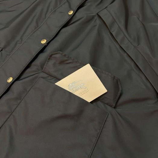 BURBERRY英國黑標黑色兩件式連帽斗篷XS/S-4