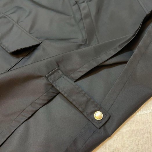 BURBERRY英國黑標黑色兩件式連帽斗篷XS/S-5