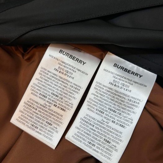 BURBERRY英國黑標黑色兩件式連帽斗篷XS/S-13