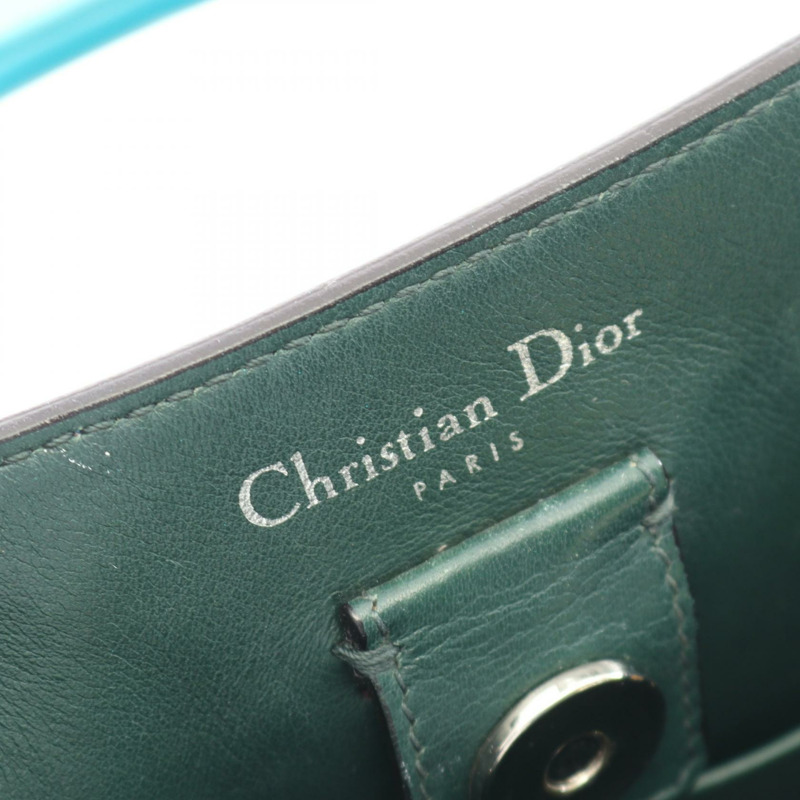 Christian Dior Diorissimo 肩背包，皮革材質，土耳其藍，二手女款-3