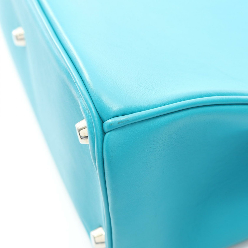 Christian Dior Diorissimo 肩背包，皮革材質，土耳其藍，二手女款-6