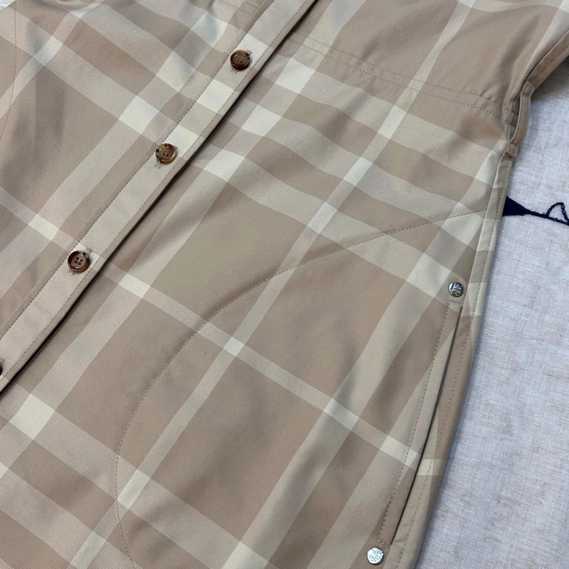 BURBERRY英國黑標米色格紋洋裝UK6-9